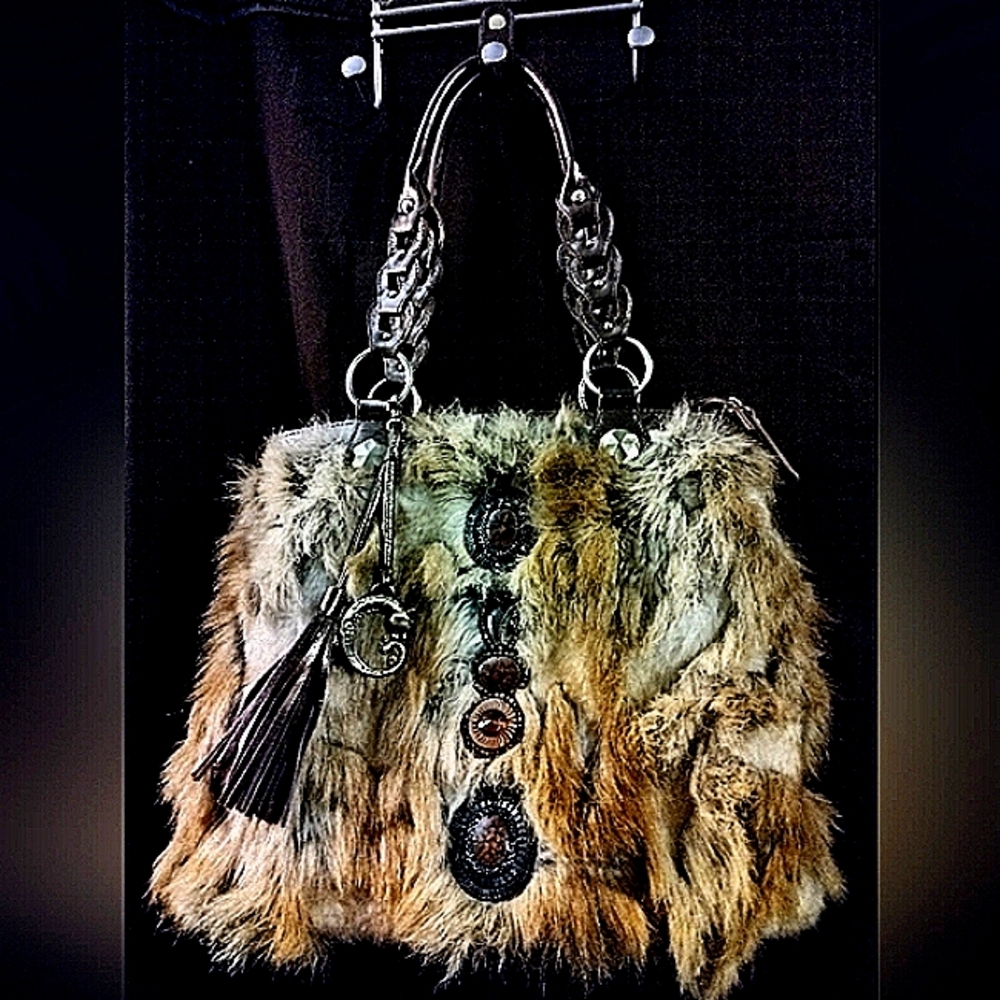 Sharif 1827 Angora Fur Purse